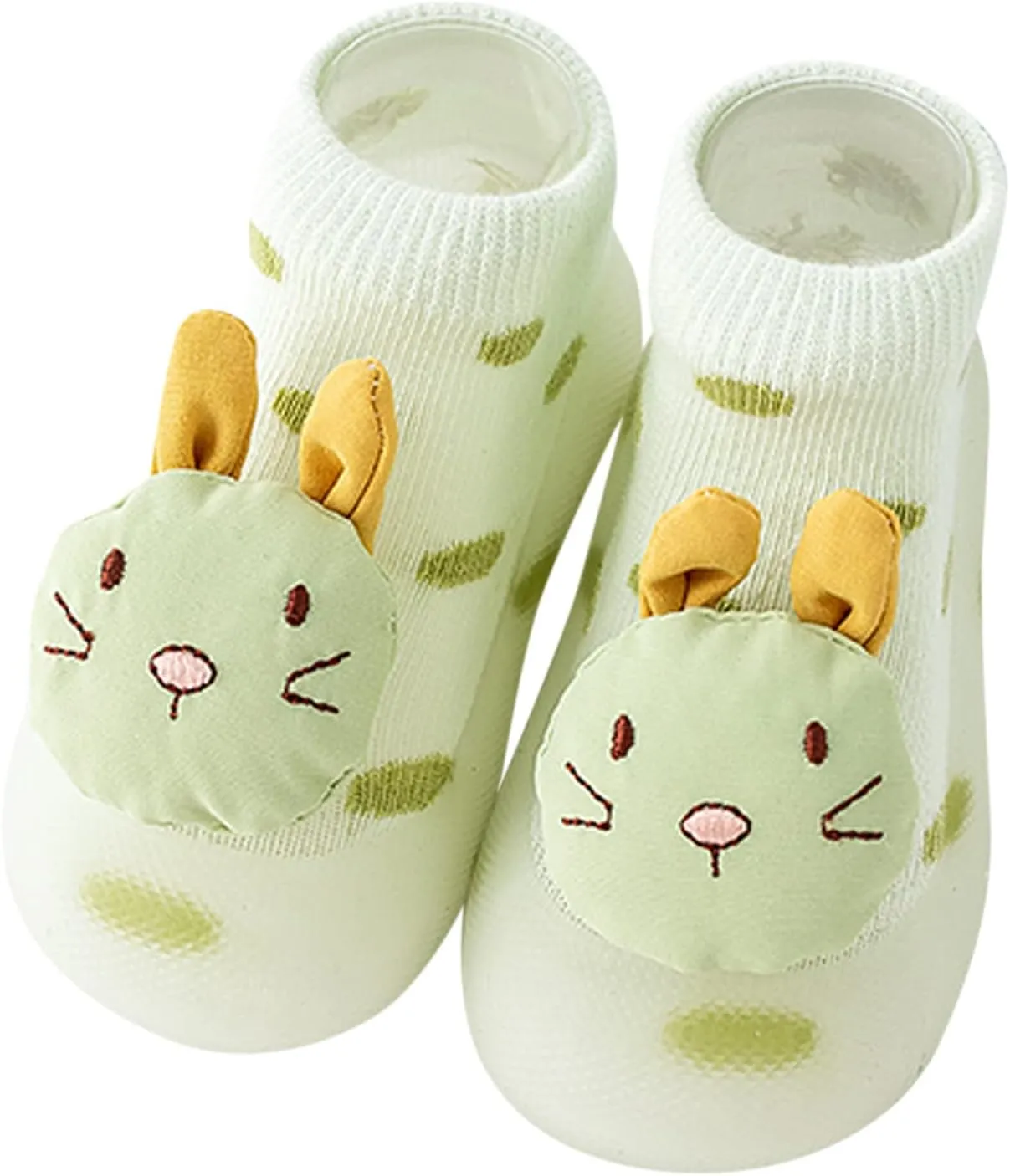 Baby First-Walking Shoes Trainers Toddler Soft Sole Non Slip Cotton Mesh Breathable Lightweight Slip-on Sneakers