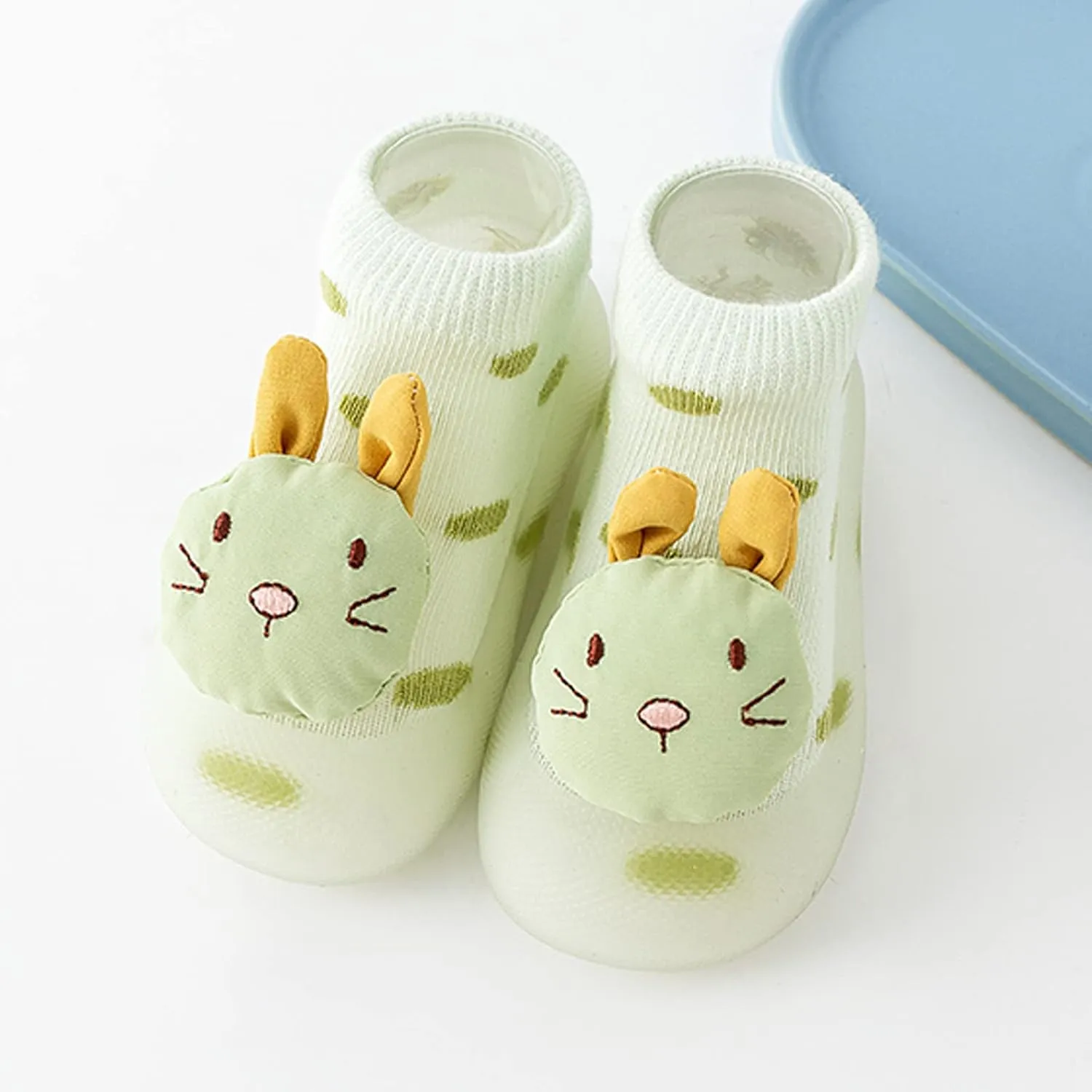 Baby First-Walking Shoes Trainers Toddler Soft Sole Non Slip Cotton Mesh Breathable Lightweight Slip-on Sneakers