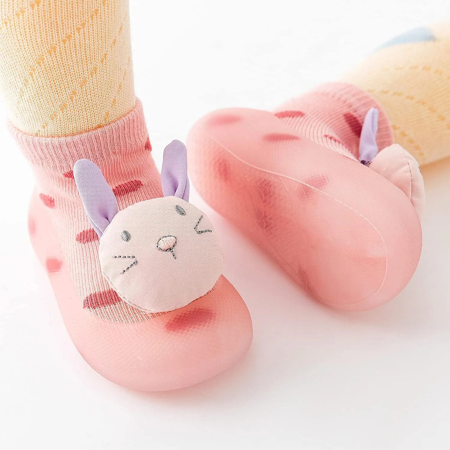 Baby First-Walking Shoes Trainers Toddler Soft Sole Non Slip Cotton Mesh Breathable Lightweight Slip-on Sneakers