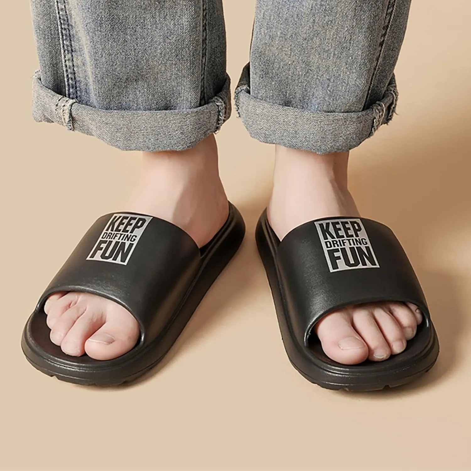 Bathroom Slippers Men Shower Shoes Women Mens Shower Shoes Womens Slides Travel Non Slip Soft Sole Slippers