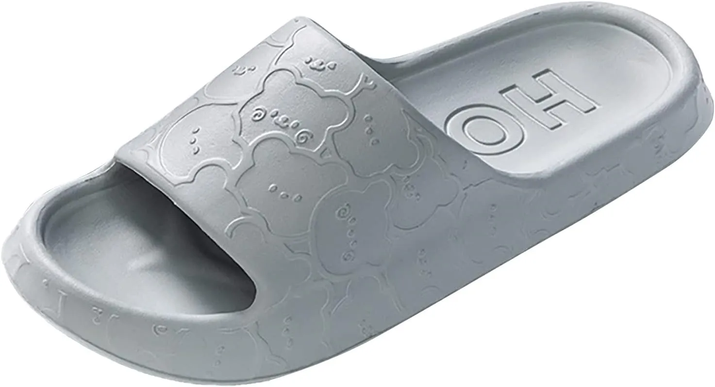 Bathroom Slippers Men Slides for Women Cloud Slippers for Men Womens Slides Bathroom Dorms Soft Sole