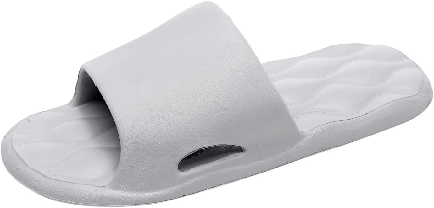 Bathroom Slippers Men Womens Slides Mens Slides Shower Shoes Women Soft Sole Pool Ultra Comfort Slippers