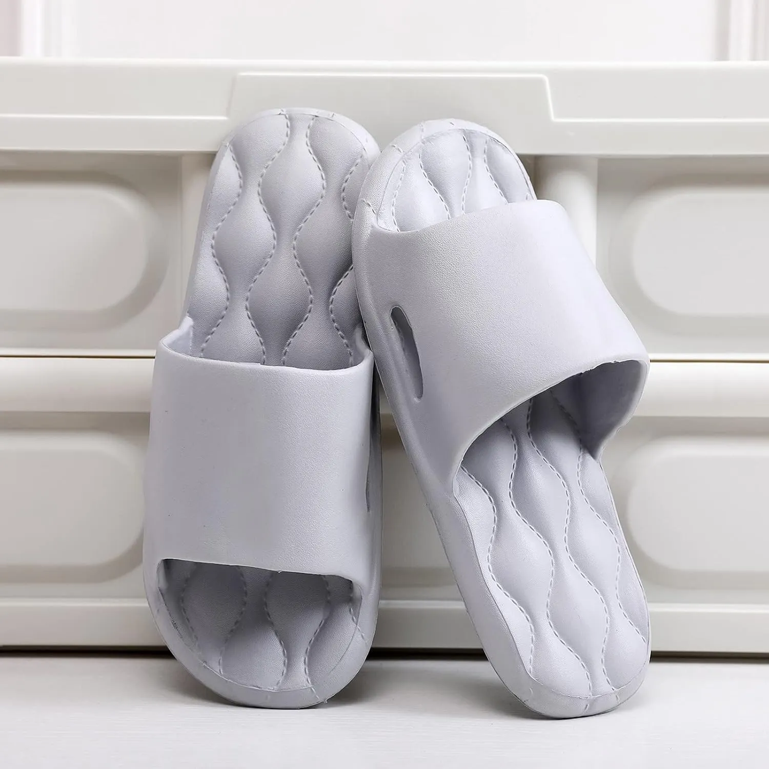 Bathroom Slippers Men Womens Slides Mens Slides Shower Shoes Women Soft Sole Pool Ultra Comfort Slippers