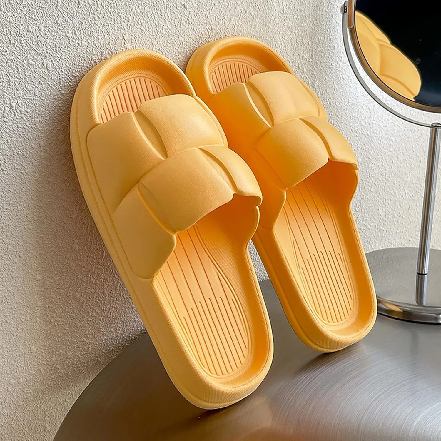 Bathroom Slippers Men Womens Slides Mens Slippers Shower Shoes Women Drainage Hole Gym Soft Sole