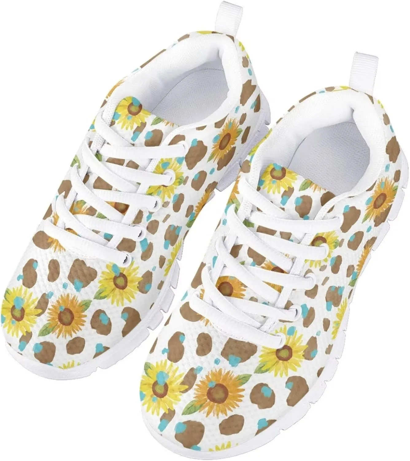 Boys Girls Sneakers Non Slip Running Tennis Shoes Animal Textures Sports Sneaker Breathable Mesh Casual Shoe US11-5