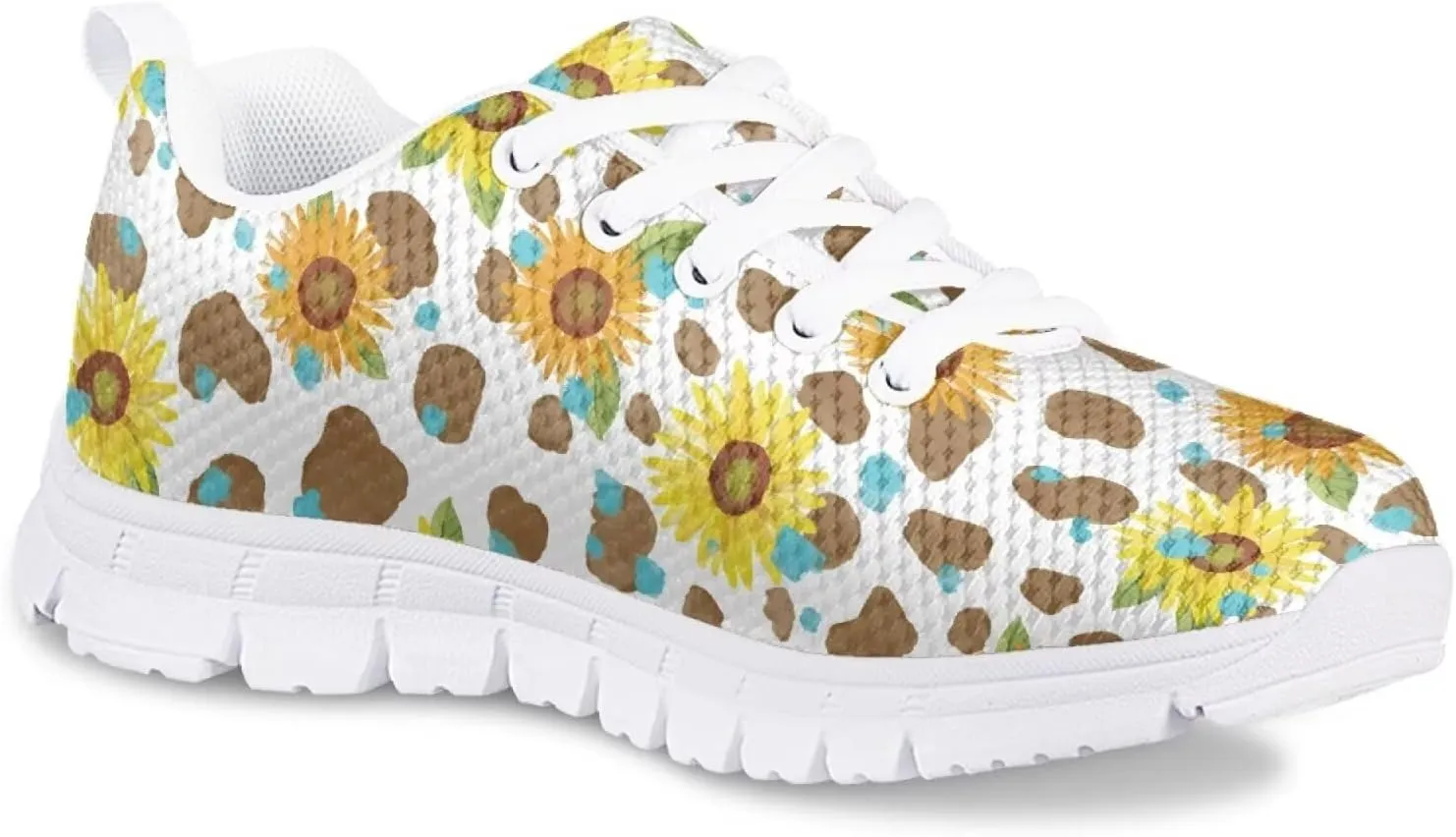 Boys Girls Sneakers Non Slip Running Tennis Shoes Animal Textures Sports Sneaker Breathable Mesh Casual Shoe US11-5