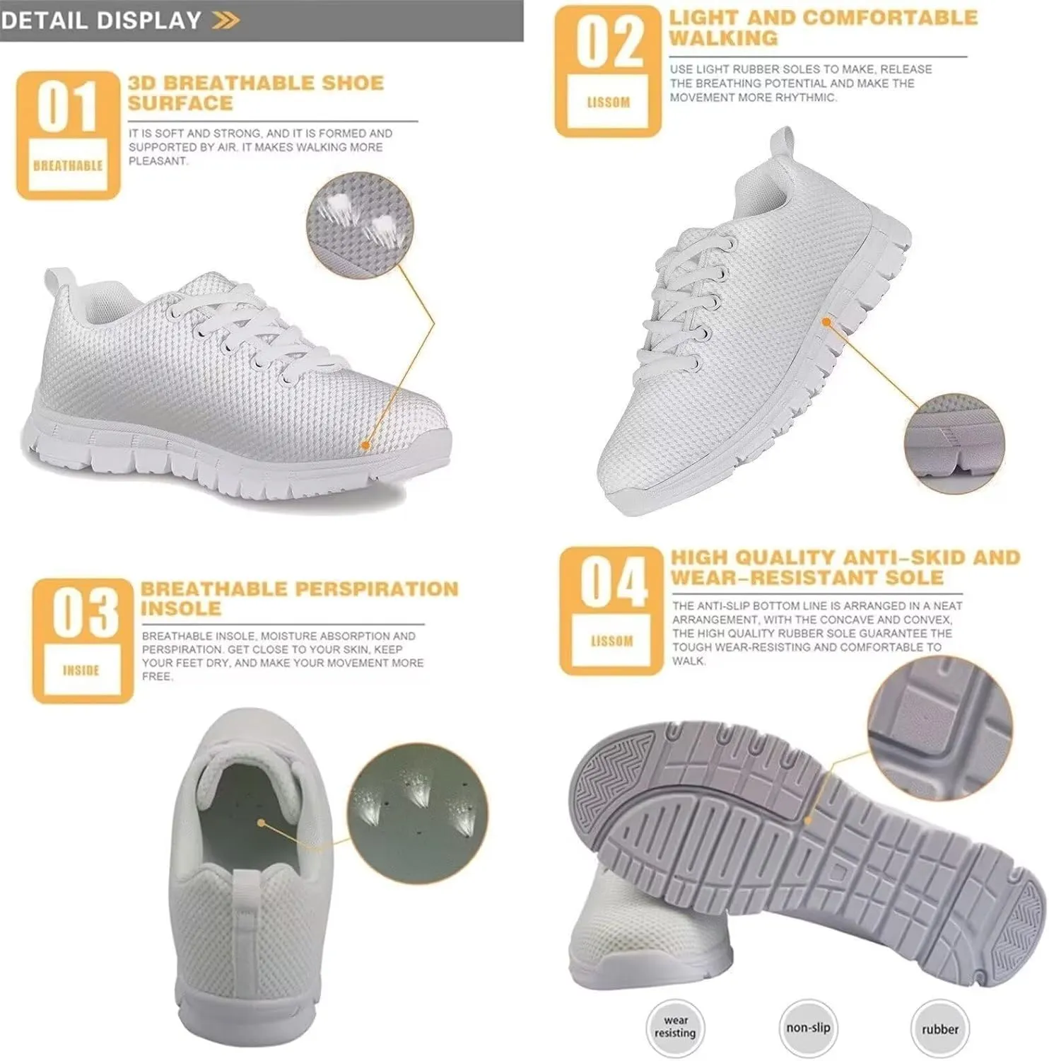 Boys Girls Sneakers Non Slip Running Tennis Shoes Animal Textures Sports Sneaker Breathable Mesh Casual Shoe US11-5