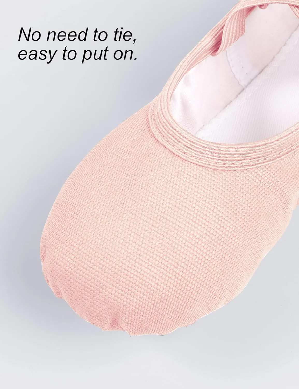 Canvas Ballet Shoes for Girls Ballet Flats for Toddler/Little Kid/Big Kid/Adult