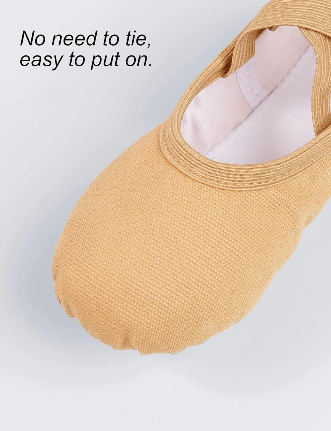 Canvas Ballet Shoes for Girls Ballet Flats for Toddler/Little Kid/Big Kid/Adult