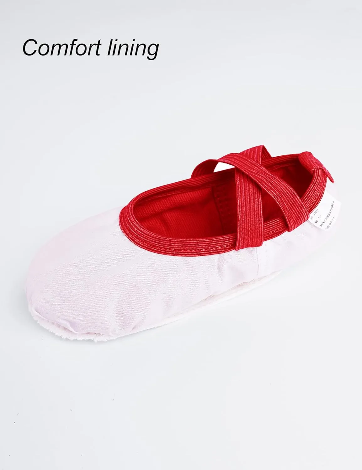 Canvas Ballet Shoes for Girls Ballet Flats for Toddler/Little Kid/Big Kid/Adult