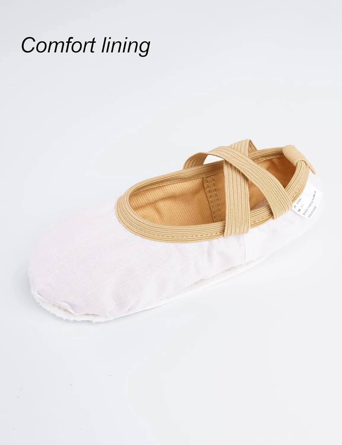 Canvas Ballet Shoes for Girls Ballet Flats for Toddler/Little Kid/Big Kid/Adult