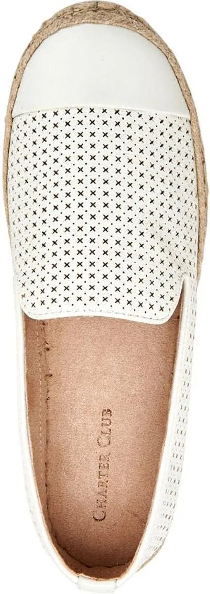 Charter Club Womens Jonii Striped Espadrilles