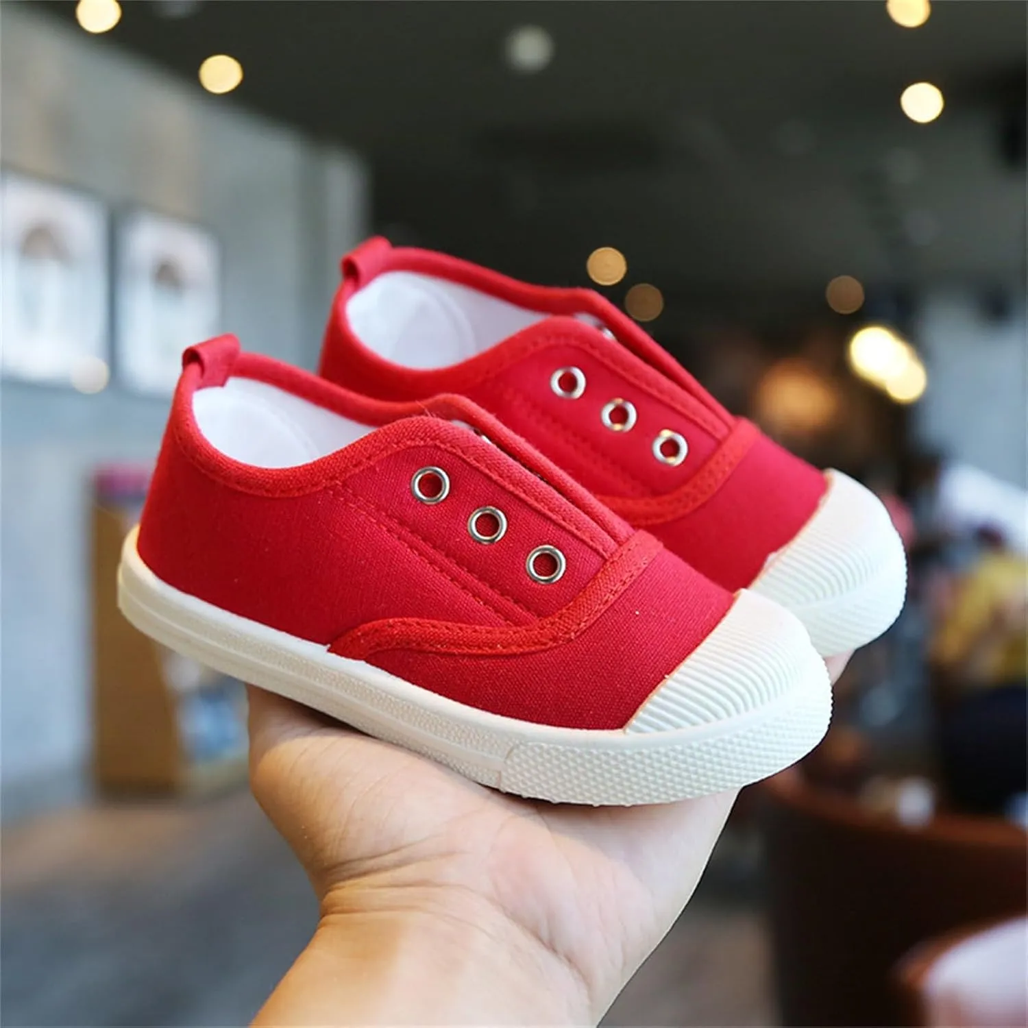 Children's Canvas Shoes Breathable Boys' and Girls' Shoes Indoor Children's Shoes Toddler Shoes Same Day Shoes