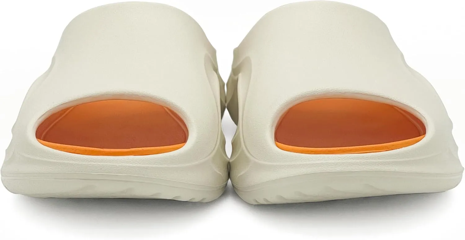 Cloud Slides for Men Soft Thick Sole Pillow Slides Open Toe Slide Sandals Indoor and Outdoor Lightweight Shoes Non-Slip Mens House Slippers