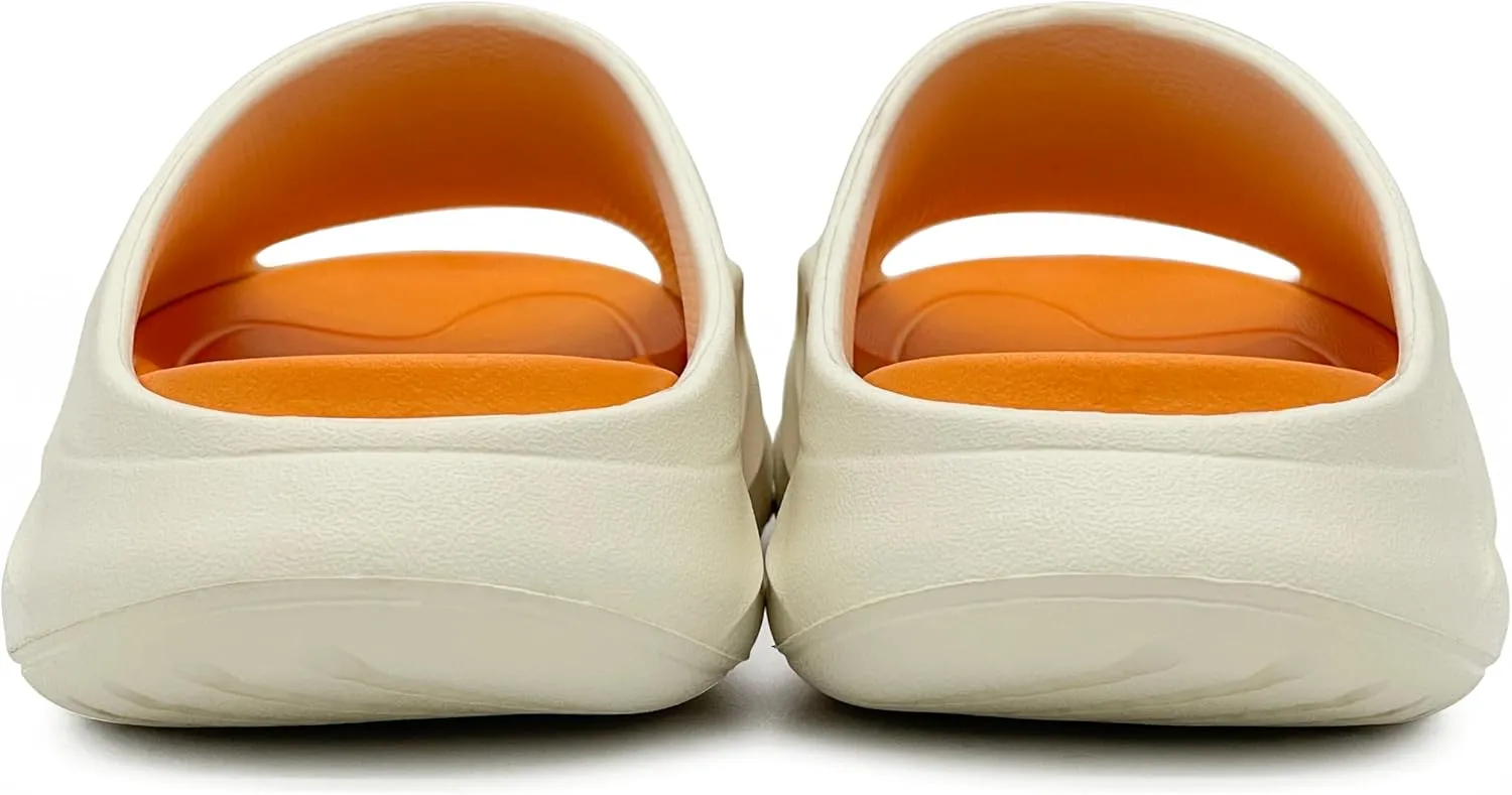 Cloud Slides for Men Soft Thick Sole Pillow Slides Open Toe Slide Sandals Indoor and Outdoor Lightweight Shoes Non-Slip Mens House Slippers