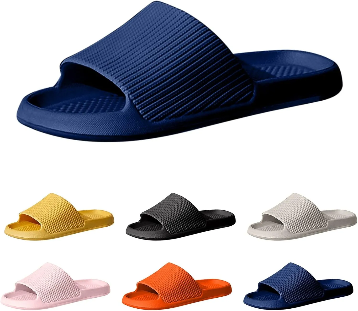 Cloud Slippers for Men Slides for Women Bathroom Slippers Men Womens Slides House Soft Sole Ultimate Comfort