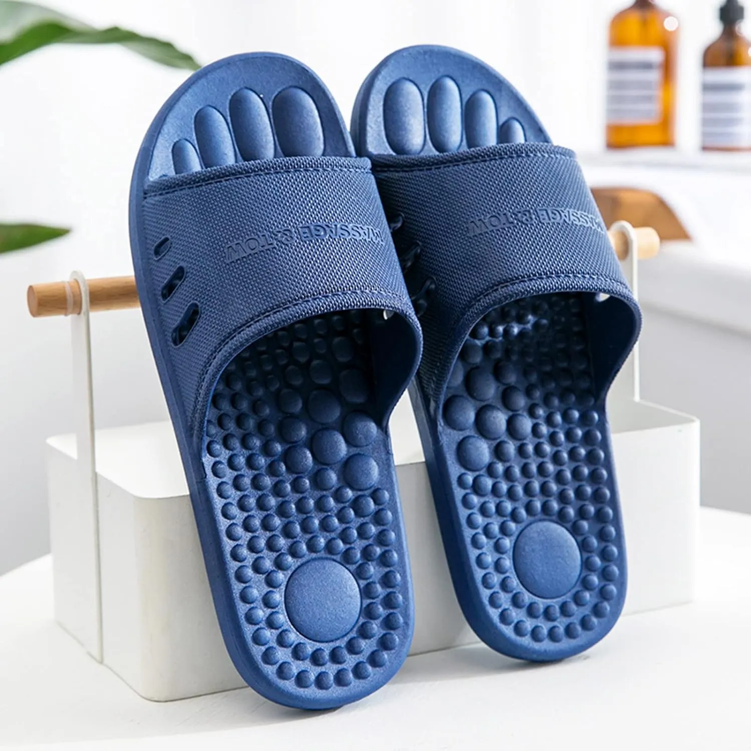 Cloud Slippers for Men Womens Slides Mens Slippers Slides for Women Soft Sole Bathroom Ultra Comfort