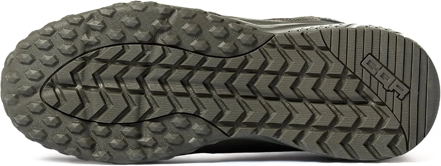 CQR Men's Military Tactical Boots, Lightweight 6 Inches Combat Boots, Durable EDC Outdoor Work Boots