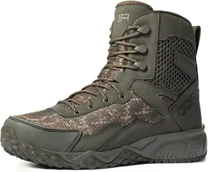 CQR Men's Military Tactical Boots, Lightweight 6 Inches Combat Boots, Durable EDC Outdoor Work Boots