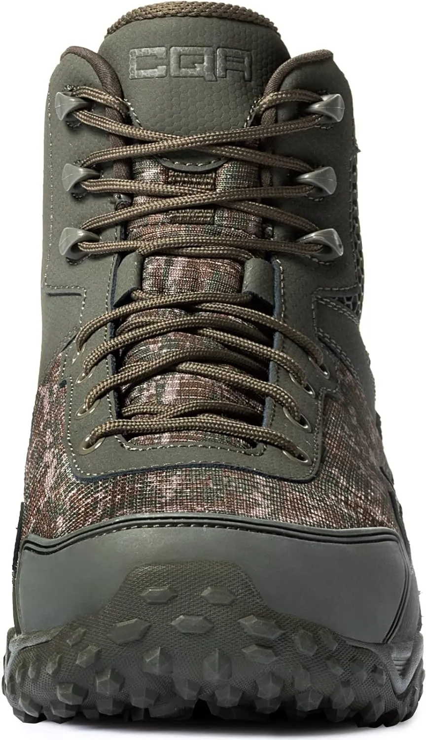 CQR Men's Military Tactical Boots, Lightweight 6 Inches Combat Boots, Durable EDC Outdoor Work Boots