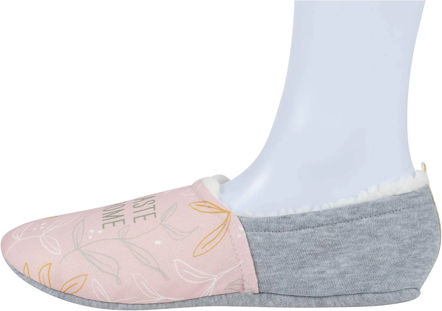 DEMDACO Plush Soft Sole Fleece Slippers Women's Size