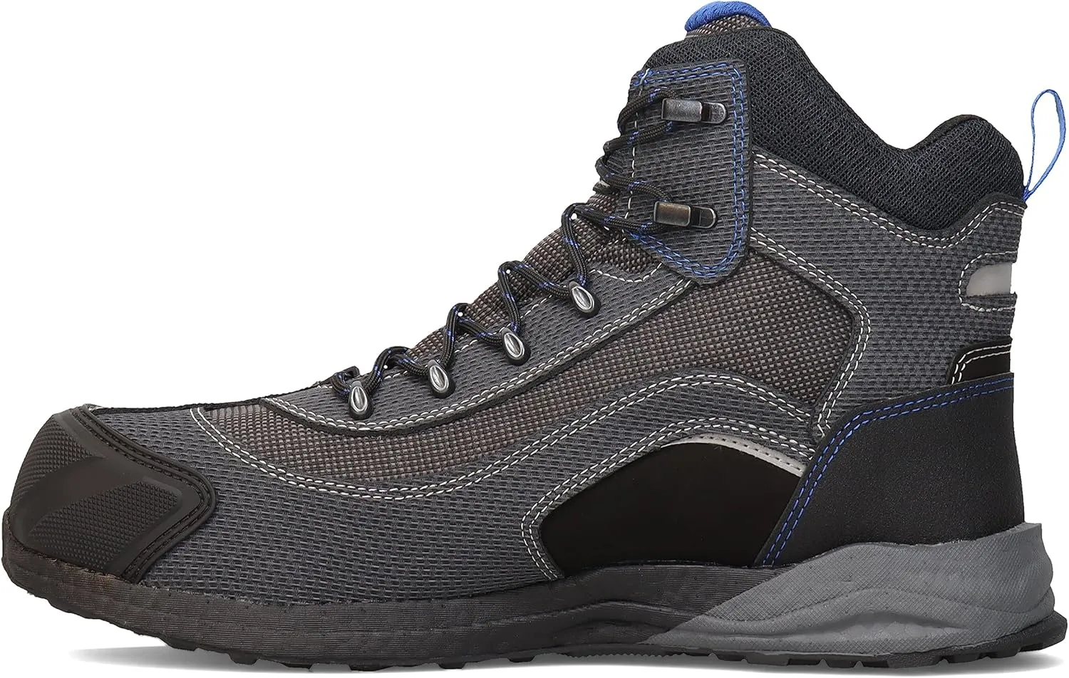 DieHard Men's Lemans CT Waterproof Work Boots, Black/Blue