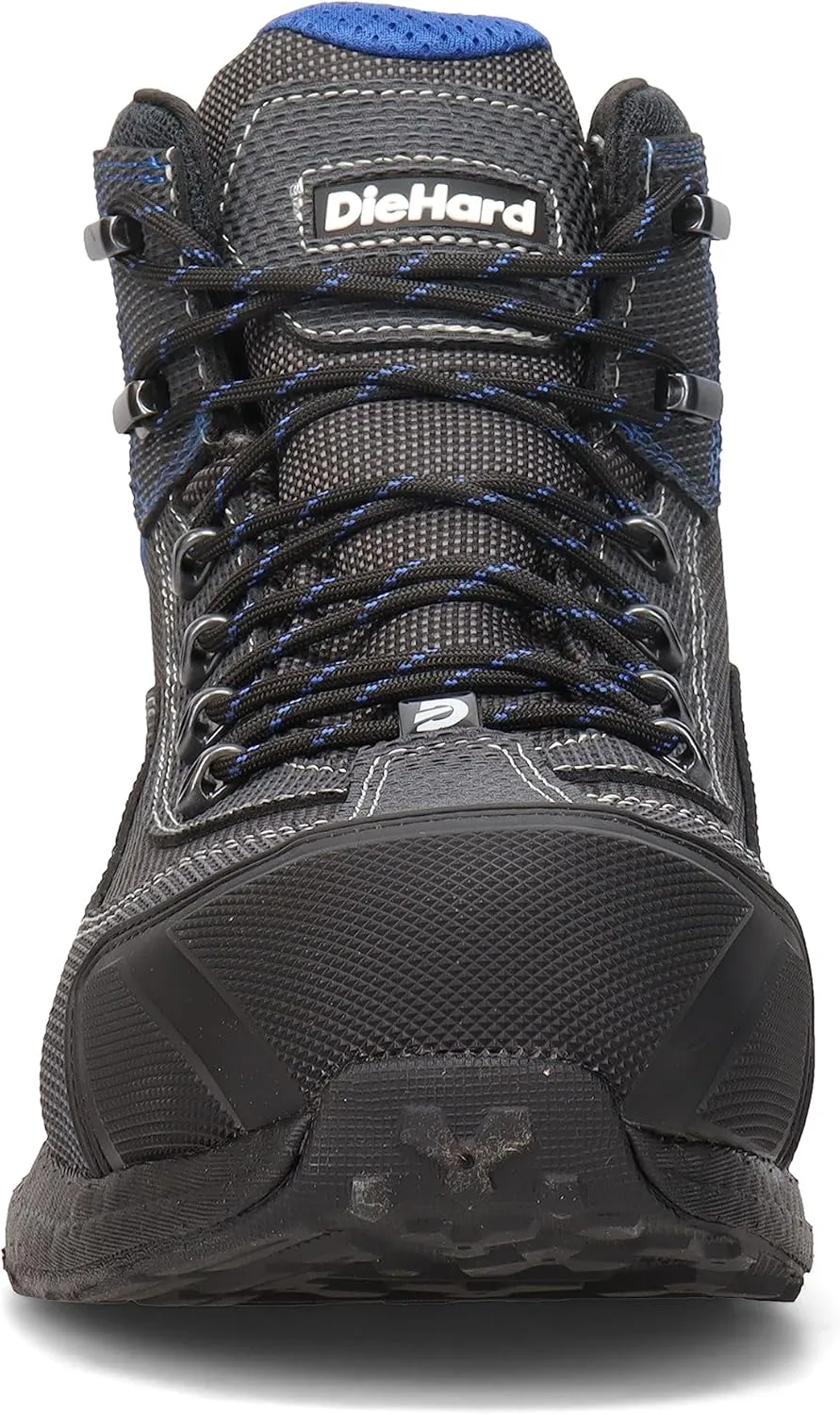 DieHard Men's Lemans CT Waterproof Work Boots, Black/Blue