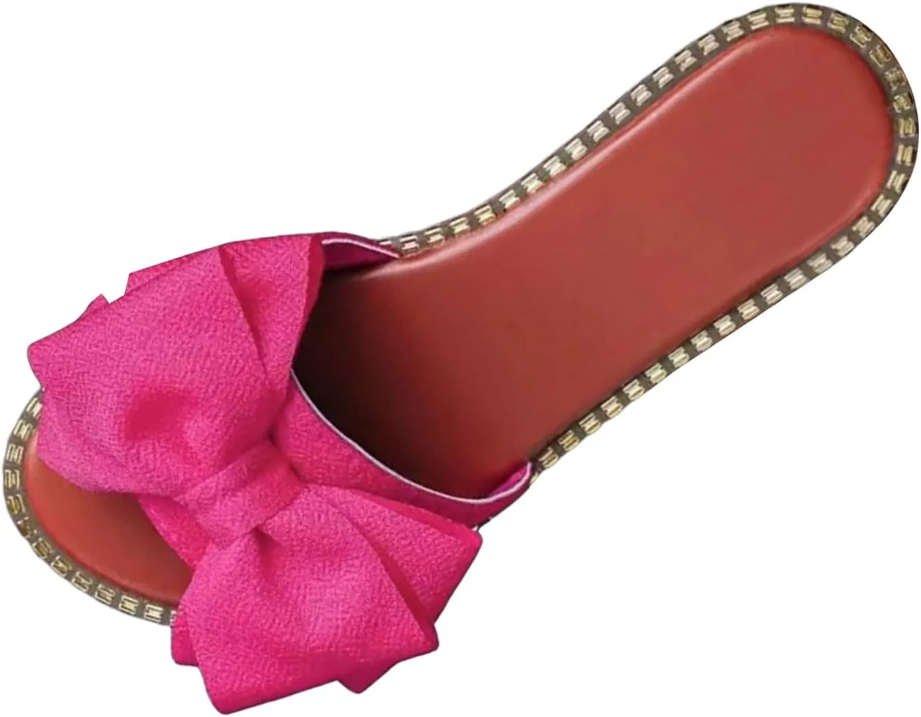 Eduavar Womens Sandals Casual Slip On Comfort Lightweight Slides Slippers Arch Support Dressy Soft Yoga Mat Cushion Shoes