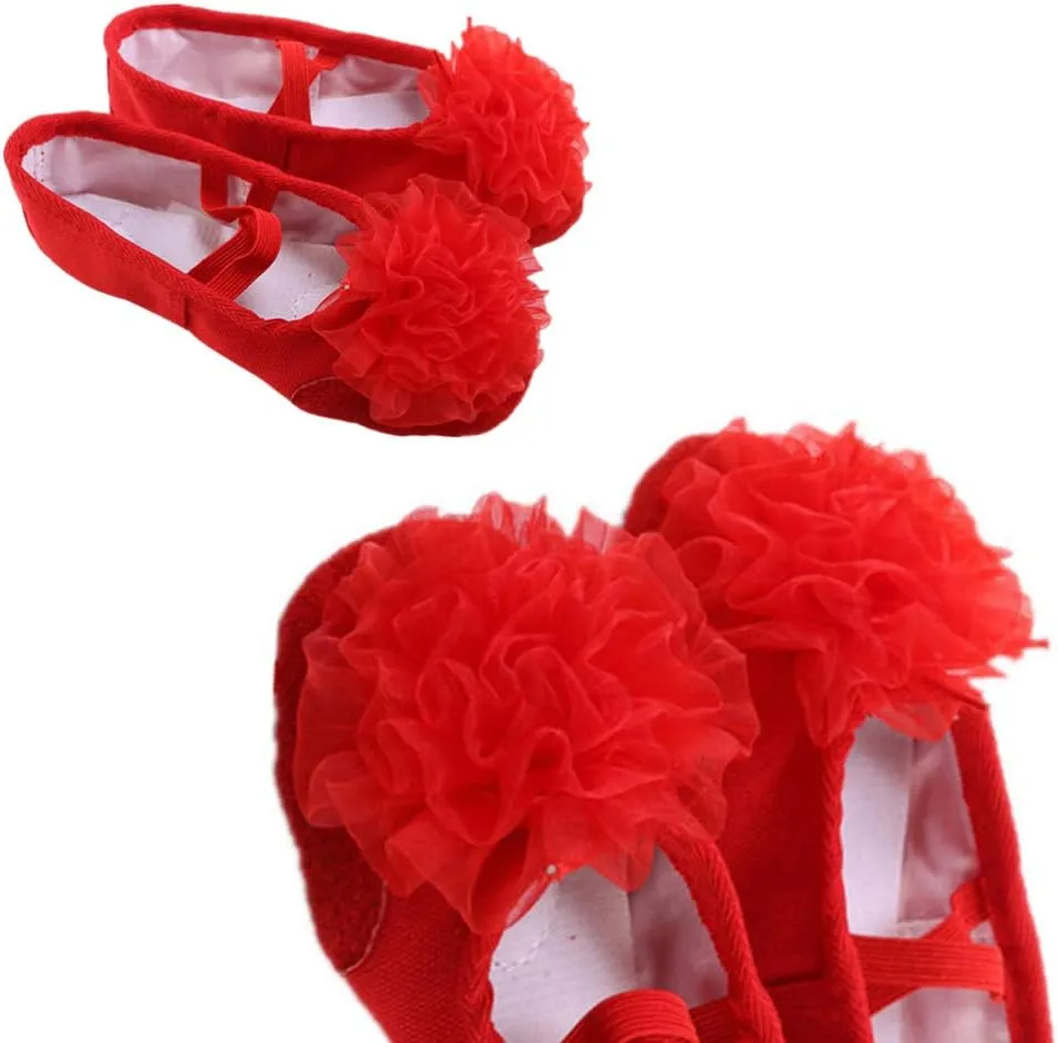 EXCEART 1 Pair Ballet Shoes Modern Dance Shoes Jazz Dance Shoes Slippers for Kids House Slippers Kids Shoes Leather Flats for Women Dancing Shoes Pocket Shoes Toddler Set