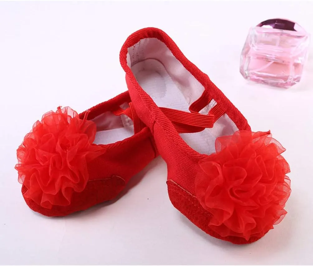 EXCEART 1 Pair Ballet Shoes Modern Dance Shoes Jazz Dance Shoes Slippers for Kids House Slippers Kids Shoes Leather Flats for Women Dancing Shoes Pocket Shoes Toddler Set