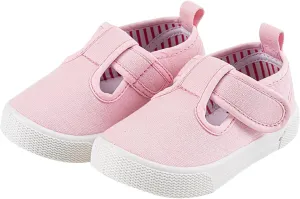 Fashion Canvas Toddler Baby Boy Girl Flat Shoes Canvas Shoes Baby Soft Sole Cotton Shoes with Adjustable Strap