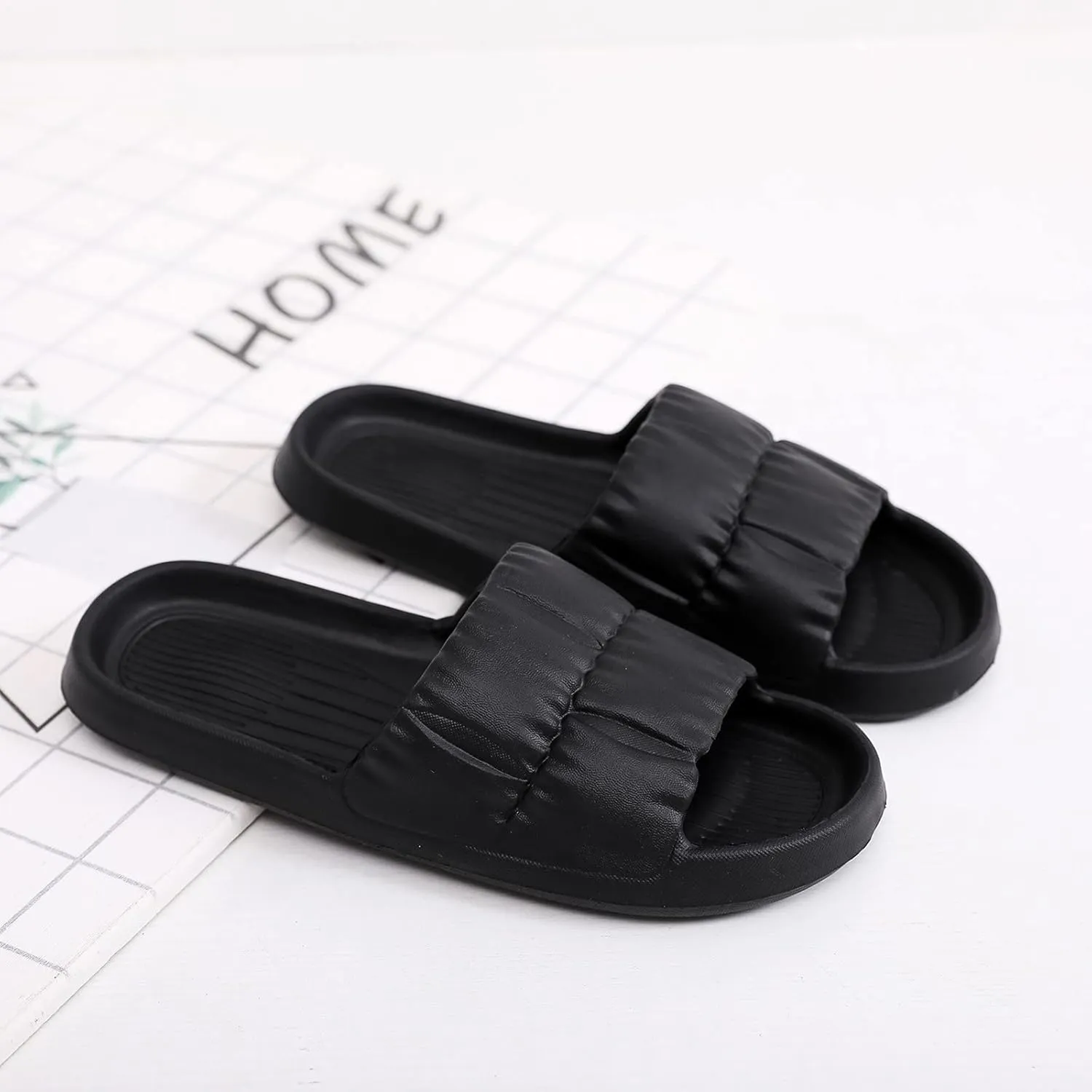 Fashion Couples Men Shower Room Home Non Slip Breathable Soft Sole Shoes Slipper Comfortable Shoes Mens Slippers 10