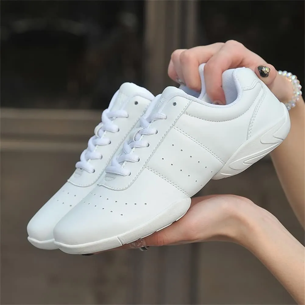 Girls Cheer Shoes White Cheerleading Shoes Dance Athletic Sneakers White Competition Cheerleading Dance Shoes