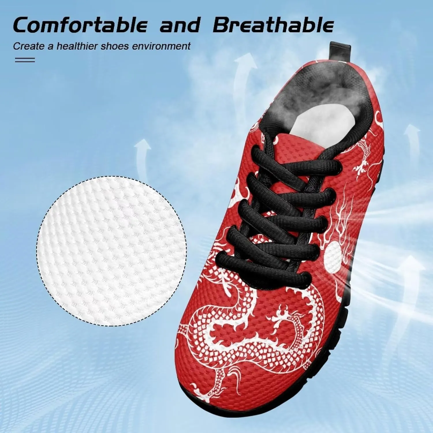 Girls Running Shoes Lightweight Athletic Sports Shoes Kids Non-Slip Lace-up Sneakers Breathable for Tennis Walking
