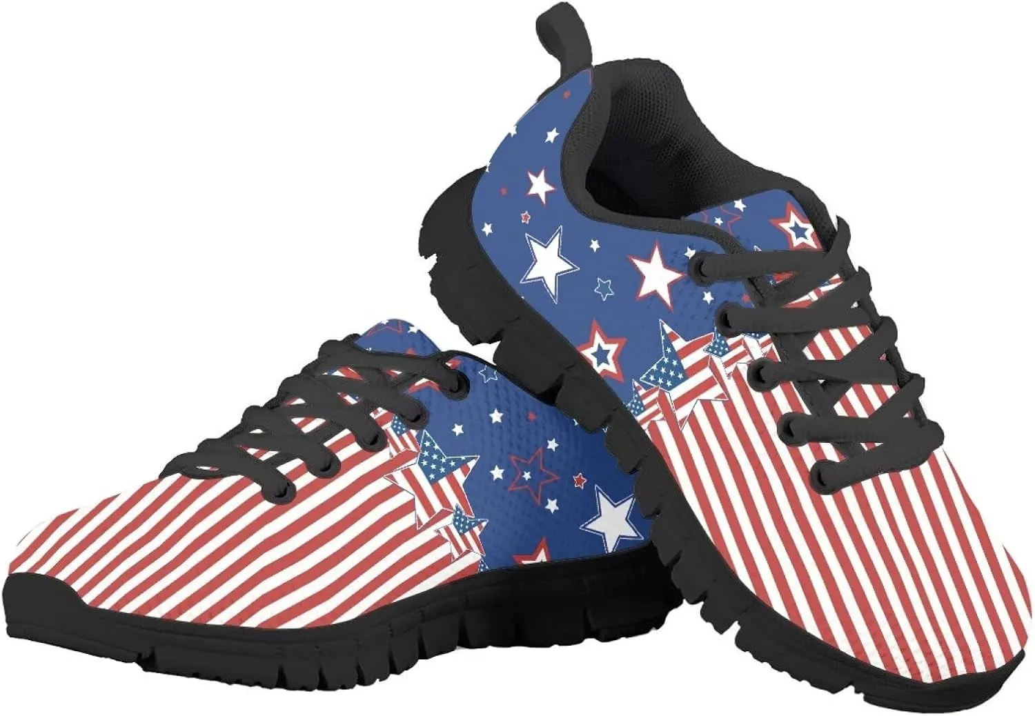 Girls Running Shoes Lightweight Athletic Sports Shoes Kids Non-Slip Lace-up Sneakers Breathable for Tennis Walking