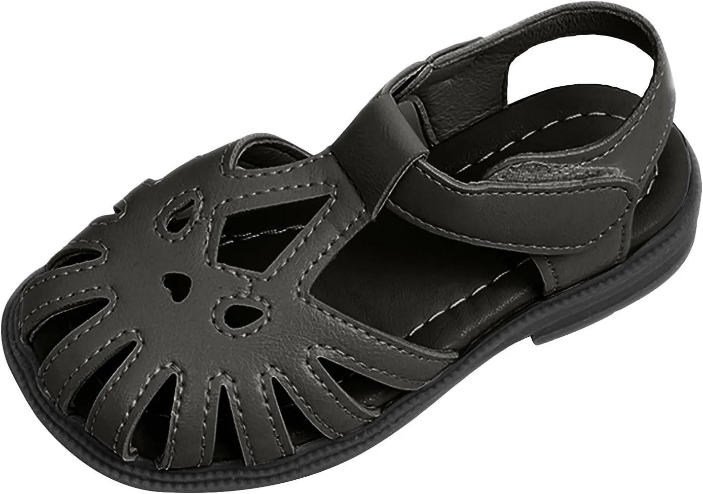 Girls' Shoes Bao Toe Sandals Summer Little Girls Big Kids Soft Soled Non Slip Children's Shoes Size 1 Sandals