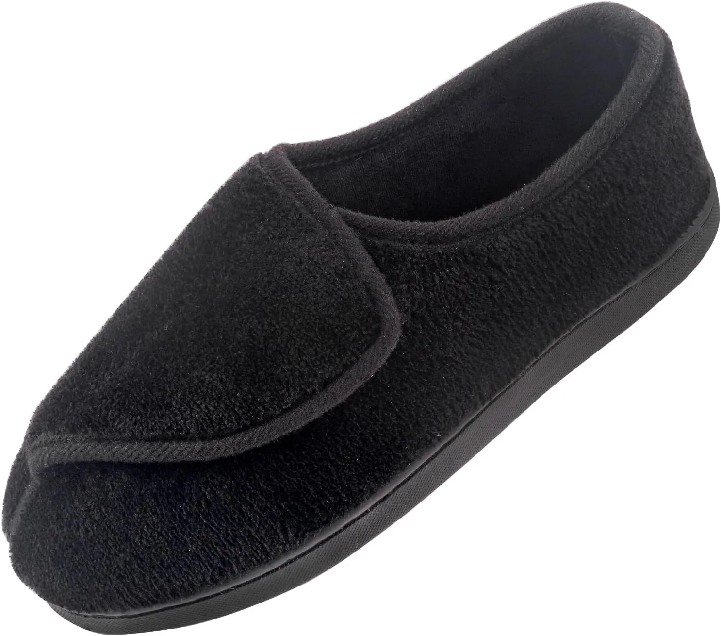 Git-up Women Soft wide Slippers Memory Foam Closed Toed Diabetic Arthritis Edema House Slippers