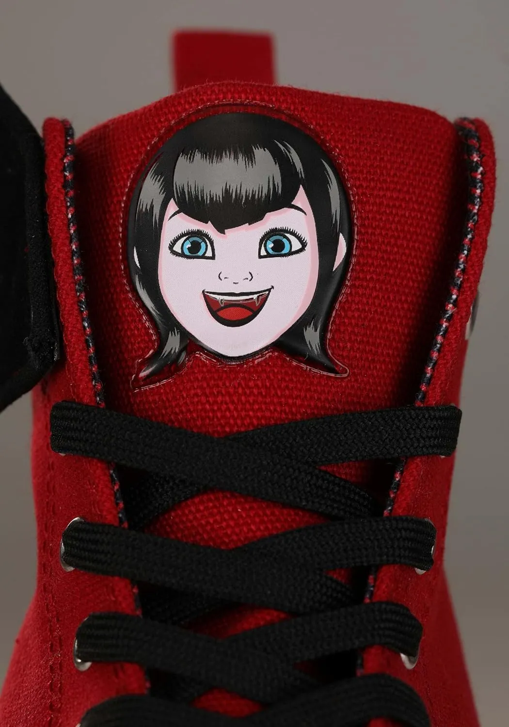 Hotel Transylvania Mavis Red High Top Sneakers for Kids, Children's Hotel Transylvania Shoes with Attached Bat Wing