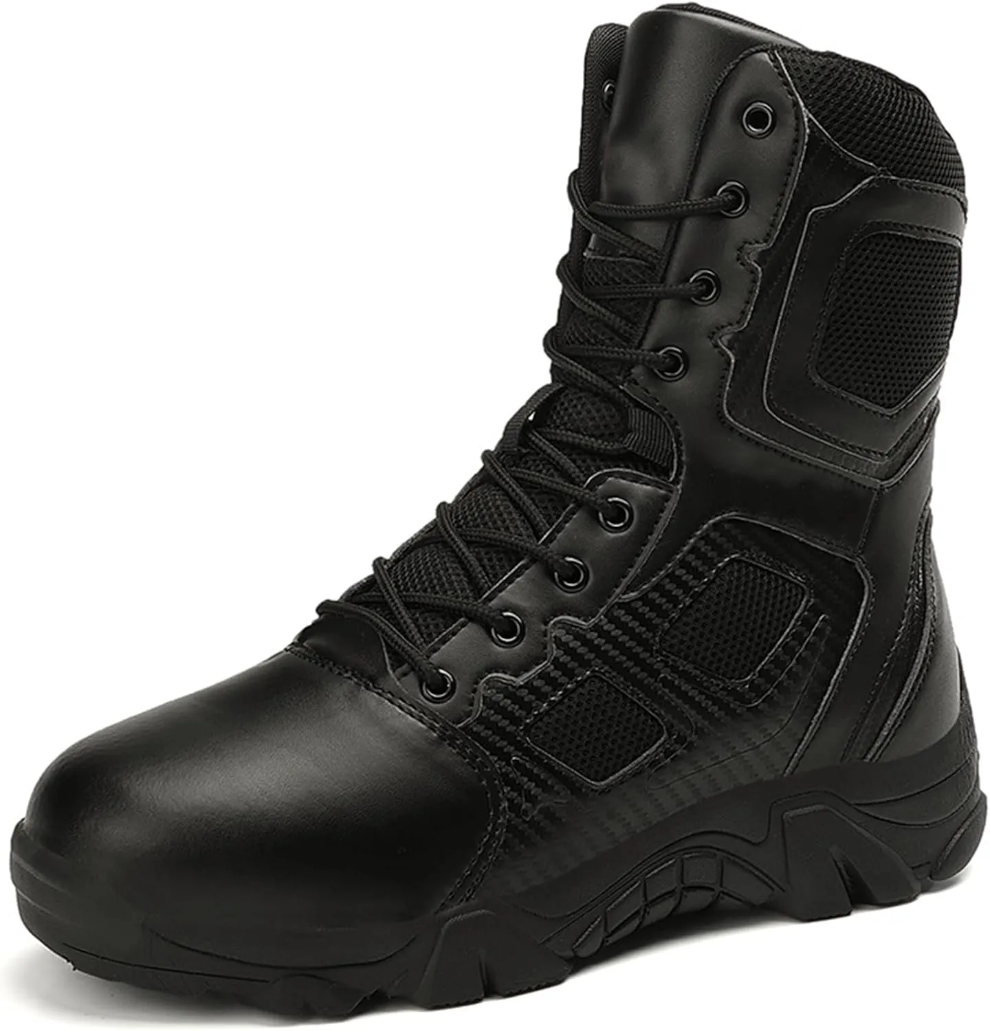 Kervaky Men's tactical boots combat military boots work boots durable boots hiking boots lightweight desert boots