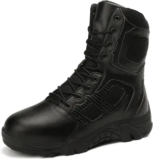 Kervaky Men's tactical boots combat military boots work boots durable boots hiking boots lightweight desert boots