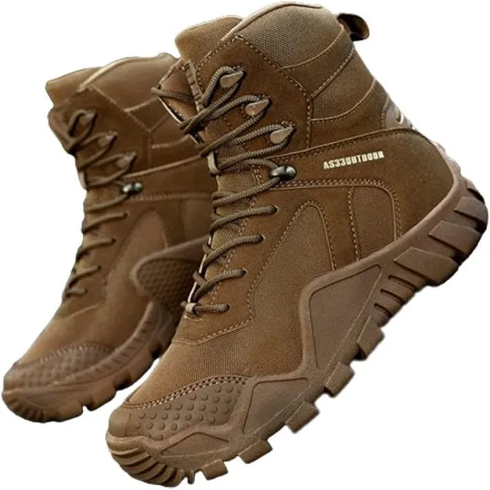 Kervaky Men's tactical boots military boots durable boots hiking boots combat boots outdoor boots lightweight boots work boots