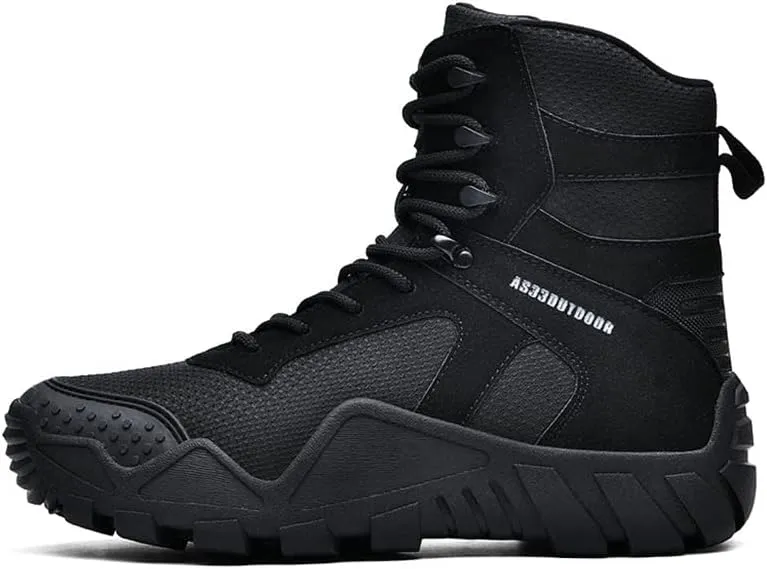 Kervaky Men's tactical boots military boots durable boots hiking boots combat boots outdoor boots lightweight boots work boots
