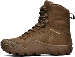 Kervaky Men's tactical boots military boots durable boots hiking boots combat boots outdoor boots lightweight boots work boots