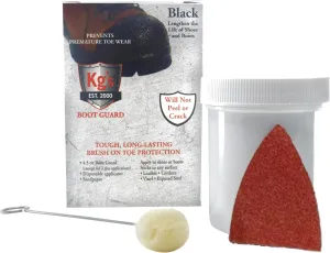 Kg's Boot Guard Brush On Toe Protection  Brush On Liquid for Tough, Long-Lasting Safety Protection on Boots