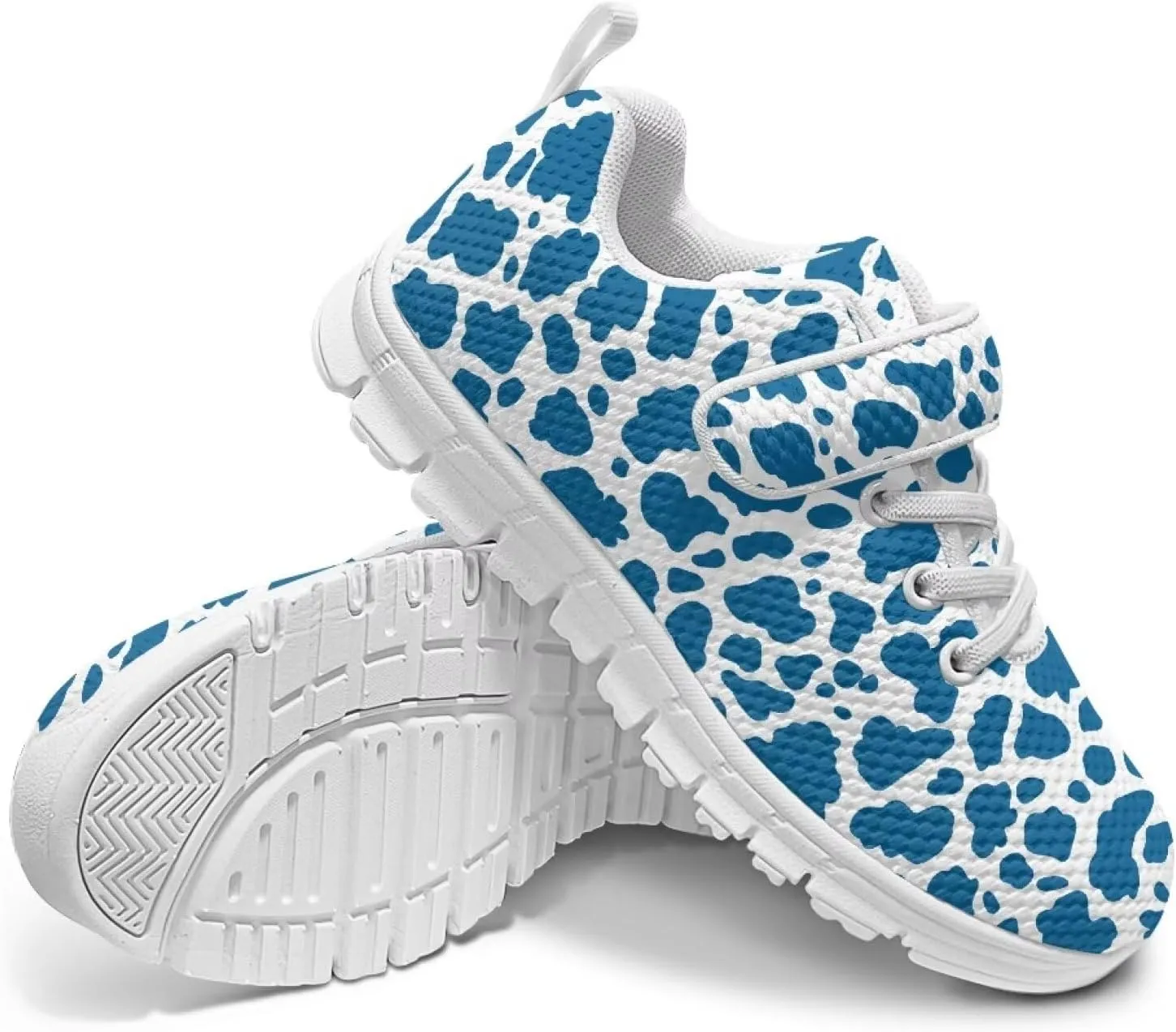 Kids Shoes Comfortable Athletic Running Breathable Hook and Loops Shoes for Litter Kids Non-Slip School Sport Sneaker for Boys Girls US 11-15