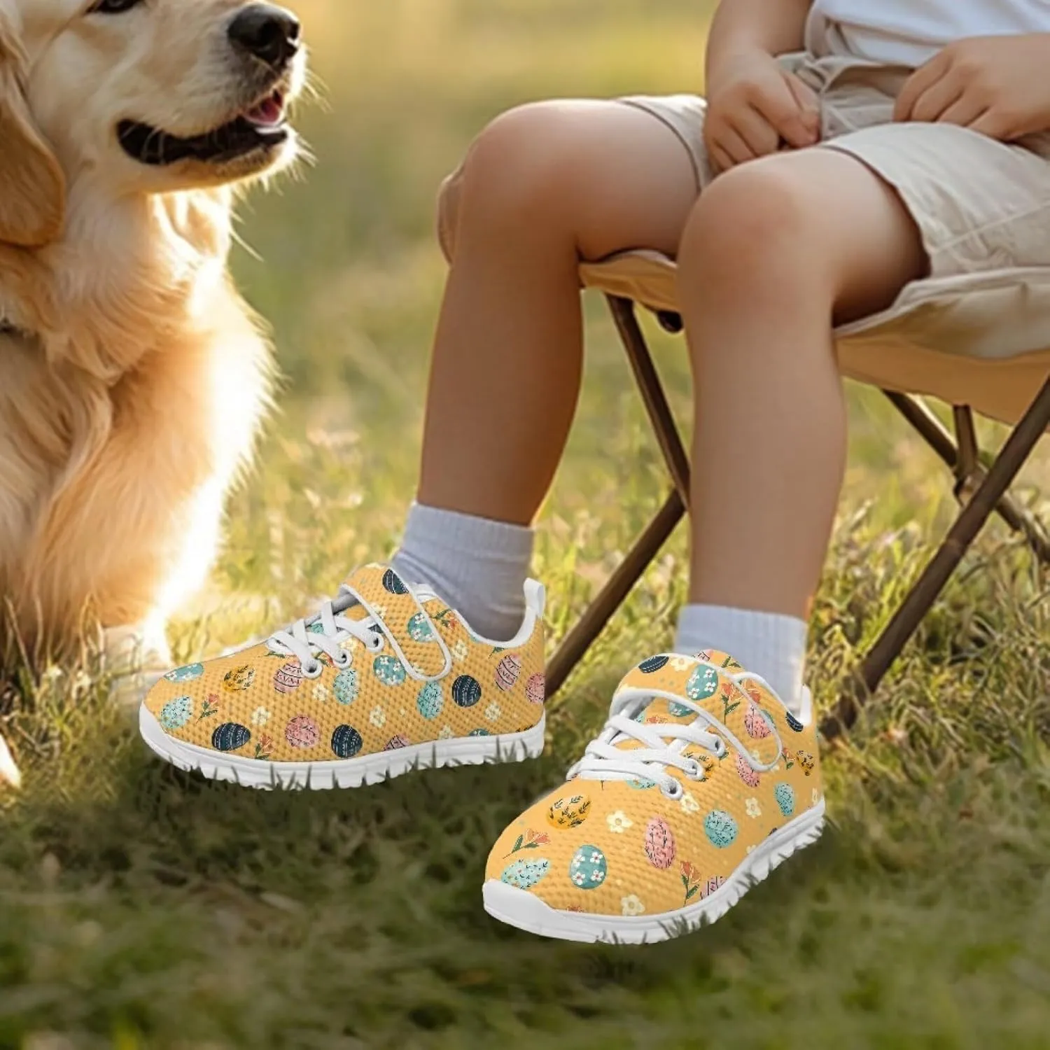 Kids Shoes Comfortable Athletic Running Breathable Hook and Loops Shoes for Litter Kids Non-Slip School Sport Sneaker for Boys Girls US 11-15