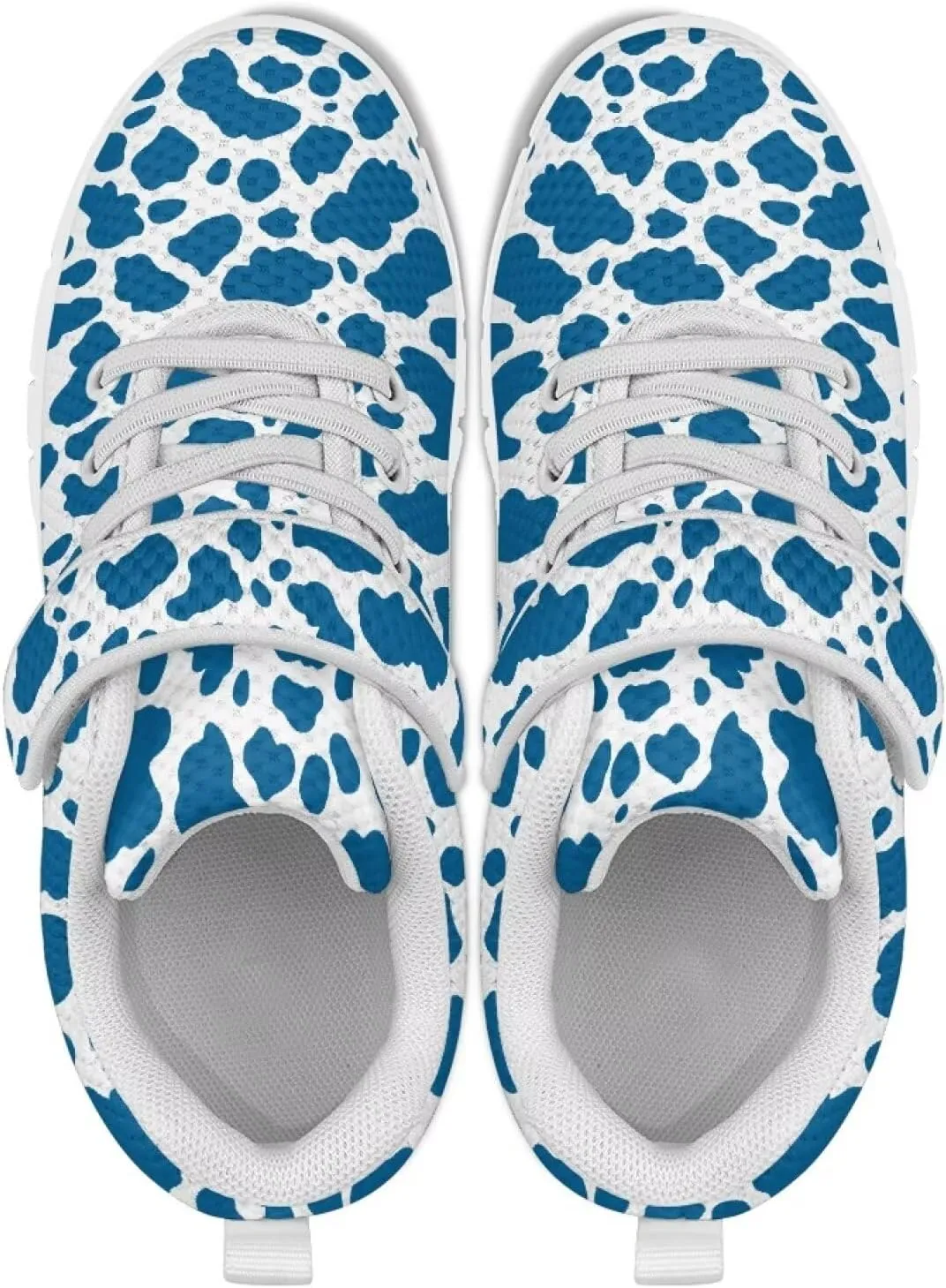 Kids Shoes Comfortable Athletic Running Breathable Hook and Loops Shoes for Litter Kids Non-Slip School Sport Sneaker for Boys Girls US 11-15