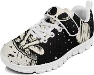 Kids Shoes Comfortable Breathable Hook and Loops Athletic Running Shoes for Litter Kids Non-Slip Lightweight School Sport Sneaker for Boys Girls US 11-15