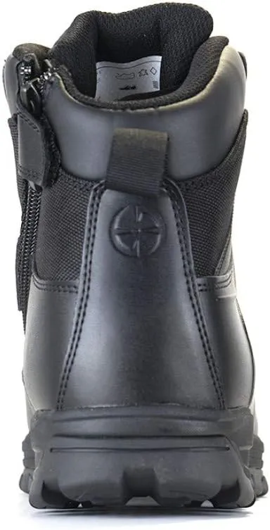 LAPG Men's Sector 6" Side-Zip Duty Boots, All-Day Wear Durable Tactical Work Boots for Men