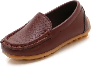 Loafers Shoes Flat Shoes Boat Shoes Casual Shoes Slip on Toddler Shoes Little Kid Boys Girls Soft Slip On Loafers